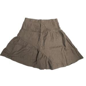 Anthropologie Tan Circle Skirt